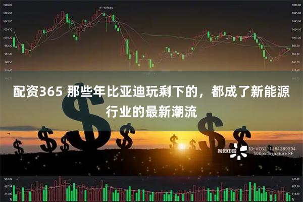 配资365 那些年比亚迪玩剩下的,都成了新能源行业的最新潮流